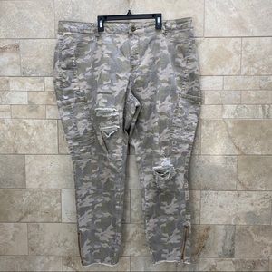 Ashley Stewart Camo Pants